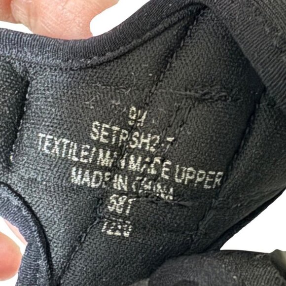 Easy Spirit Trish 2 Black Sport Sandals Adjustable Slingback Women's Size 9 - Picture 16 of 16